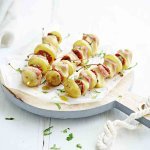 Brochettes de pommes de terre