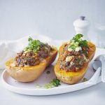 Butternut farci au haché de bœuf