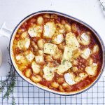 Gnocchi met tomatensaus, champignons, bier en Belgische kaas