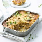 Lasagne met witloof, pompoen en gehakt