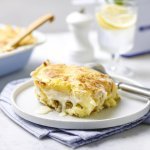 Gratin de chou-fleur, pommes de terre et haché