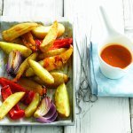 Pommes de terre au four, sauce barbecue