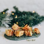 Aardappelspiesje met kaas en ham