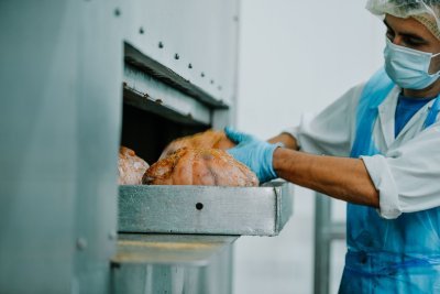Breydelham uit de warmeluchtoven Breydelham uit de warmeluchtoven