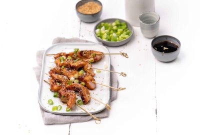 Konijn yakitori