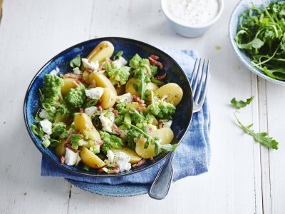 Krieltjessalade met rucola Krieltjessalade met rucola