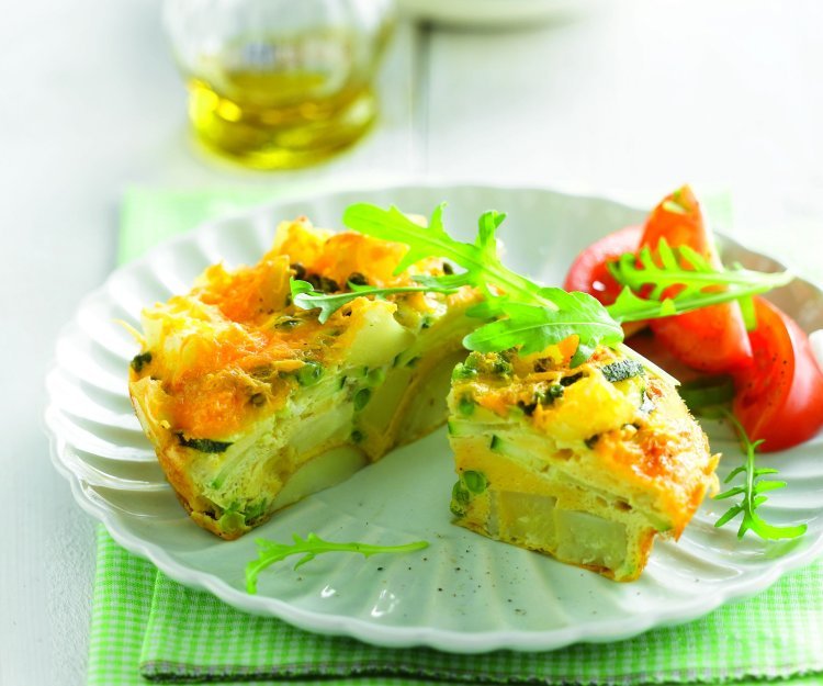 Tortilla de pommes de terre au four Tortilla de pommes de terre au four