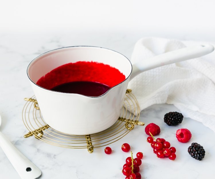 Coulis de fruits rouges