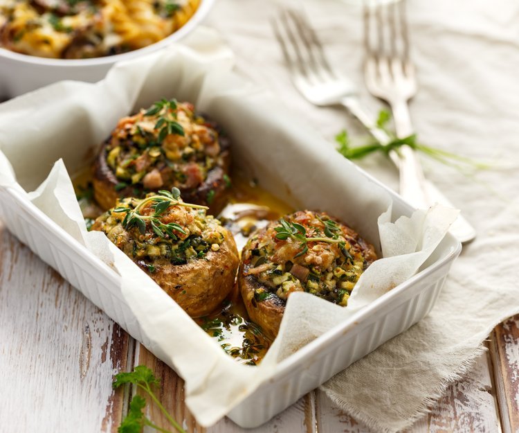 Gevulde champignons Gevulde champignons
