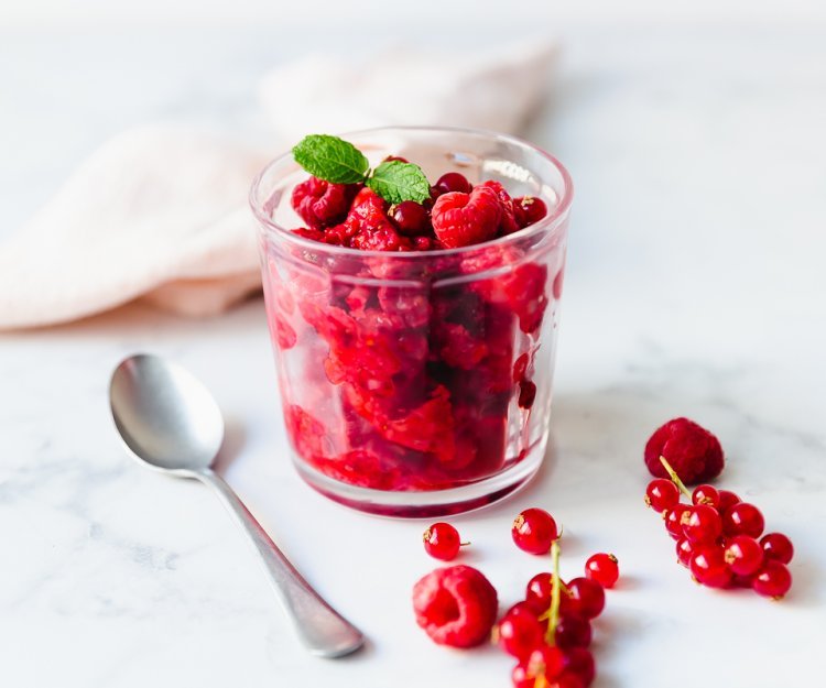 Granite van rood fruit Granite van rood fruit