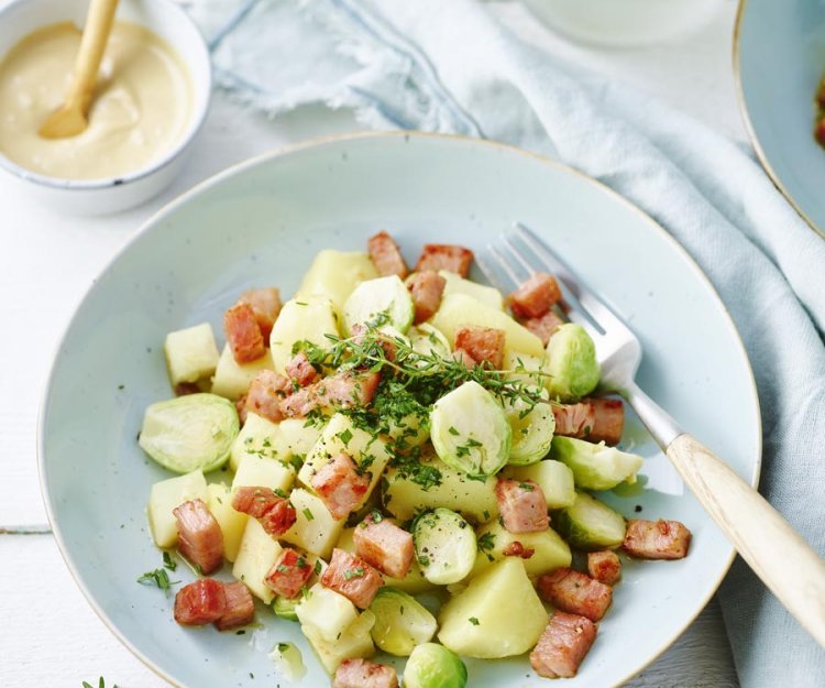 Snelle hutsepot met gekookte ham Snelle hutsepot met gekookte ham