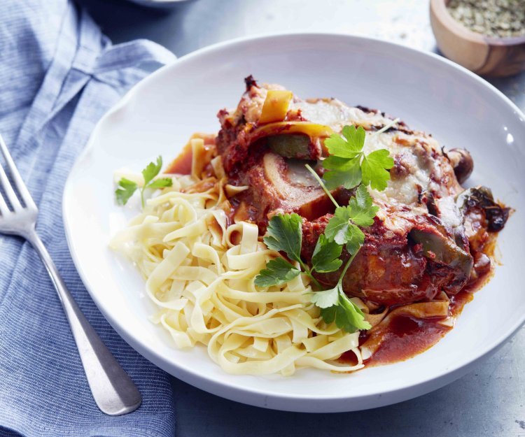 Ossobuco met Provençaalse toets Ossobuco met Provençaalse toets