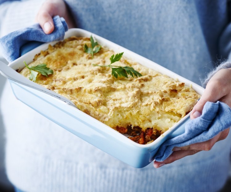 Ovenschotel met aardappelen en gehakt Ovenschotel met aardappelen en gehakt