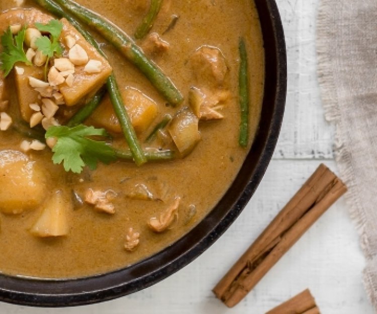 Massamancurry met aardappel