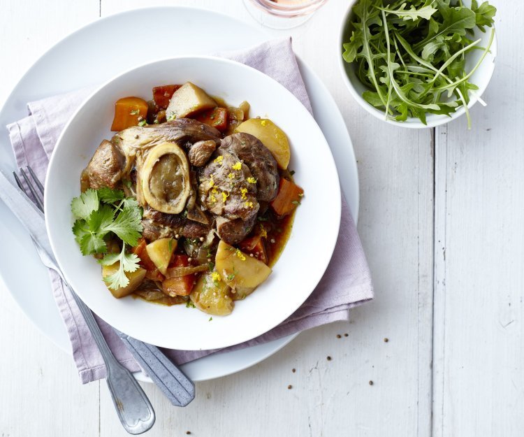 Tajine met kalfsschenkel Tajine met kalfsschenkel