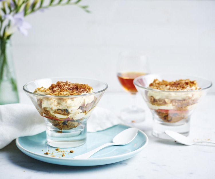 Tiramisu met appel en speculaas