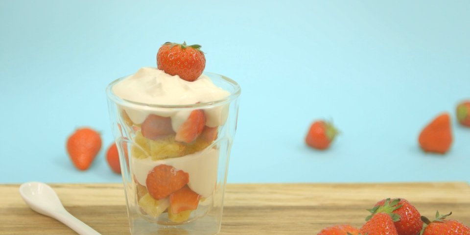 Trifle de fraises