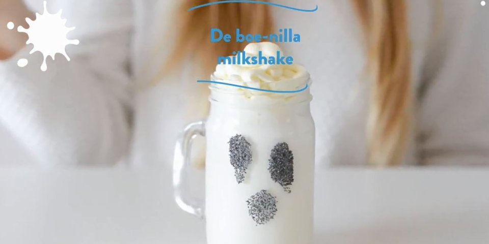 Boe-nilla milkshake