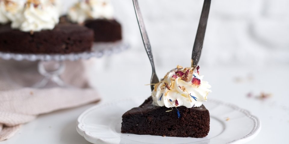 Chocoladetaart met cacao Chocoladetaart met cacao