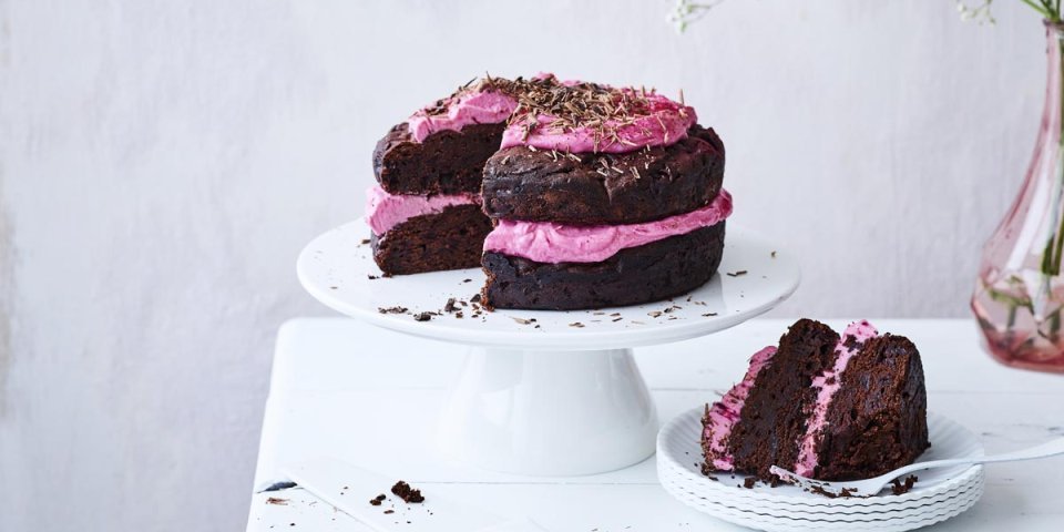 Chocoladetaart met rode biet Chocoladetaart met rode biet