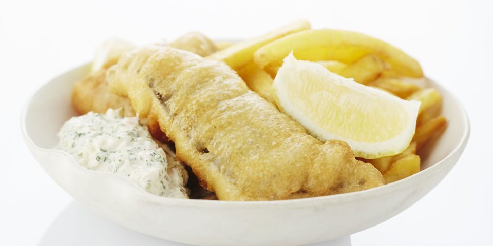 Fish & chips met pladijs Fish & chips met pladijs