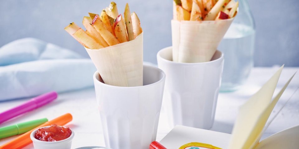 Frietjes van appel en peer Frietjes van appel en peer