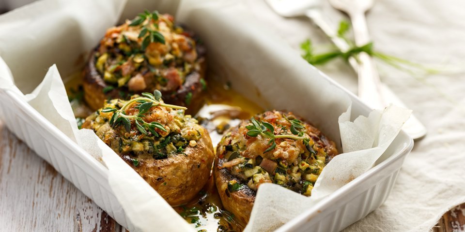 Gevulde champignons Gevulde champignons