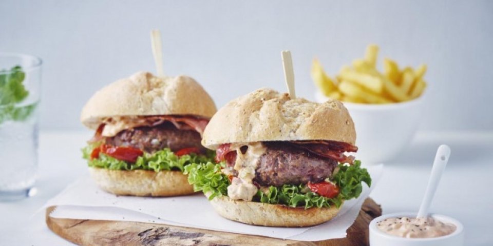 Hamburger parfait et sauce maison