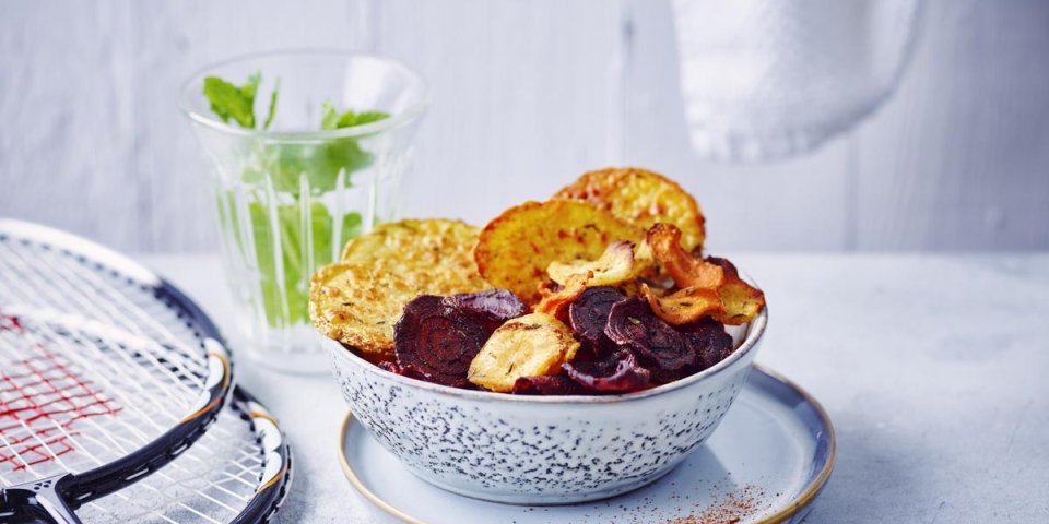 Homemade groentechips Homemade groentechips