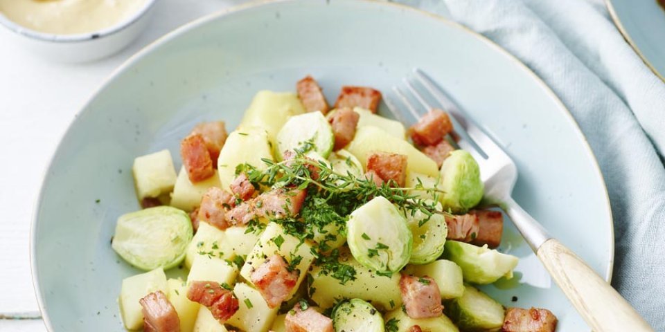 Snelle hutsepot met gekookte ham Snelle hutsepot met gekookte ham