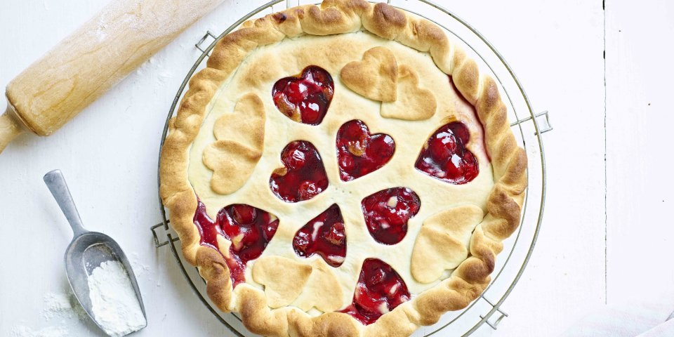 Tarte romantique aux cerises