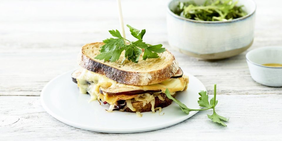 Croque au chicon, Passendale et figues Croque au chicon, Passendale et figues