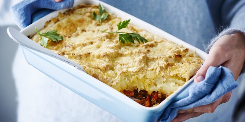 Ovenschotel met aardappelen en gehakt Ovenschotel met aardappelen en gehakt