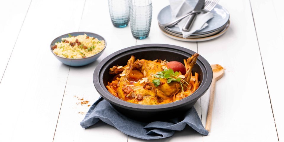 Tajine met konijn Tajine met konijn