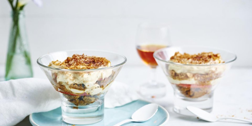 Tiramisu met appel en speculaas