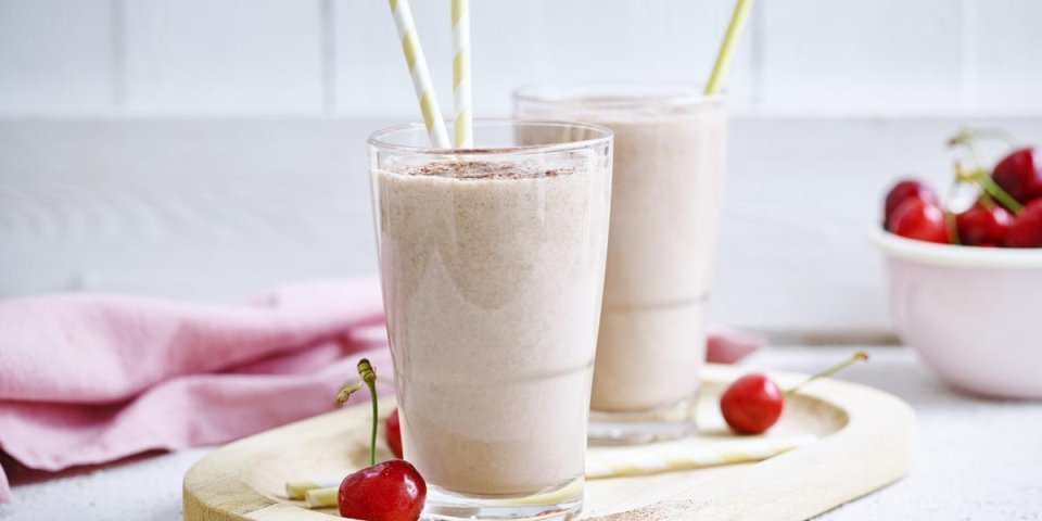 Kersen-chocosmoothie Kersen-chocosmoothie