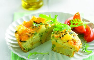 Tortilla de pommes de terre au four