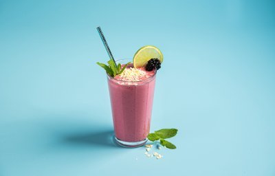 Bramensmoothie met vlierbloesem