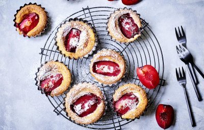 Mini clafoutis aux prunes