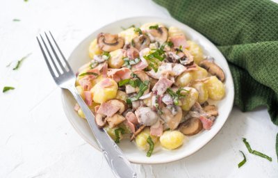 gnocchi met champignonroomsaus 