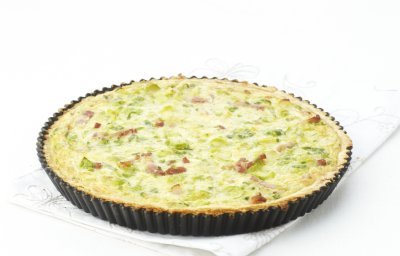 Quiche aux lardons et choux de Bruxelles