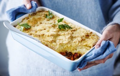 Ovenschotel met aardappelen en gehakt