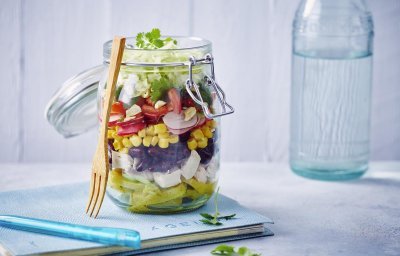 Salad in a jar