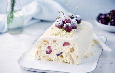 Semifreddo met kersen