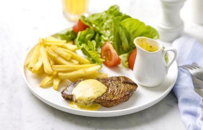 Steak béarnaise et frites