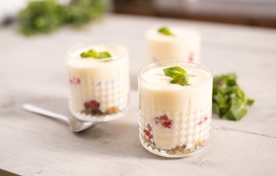 Tiramisu met aardbeien