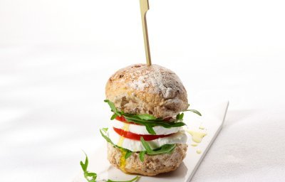 Burger tomate-mozzarella