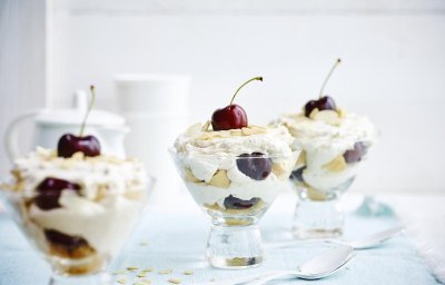 Trifle met kersen en mascarpone