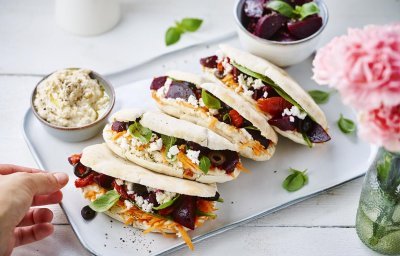 Vegetarische pita