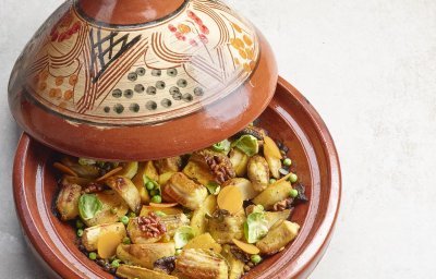 Tajine hivernal à la roussette